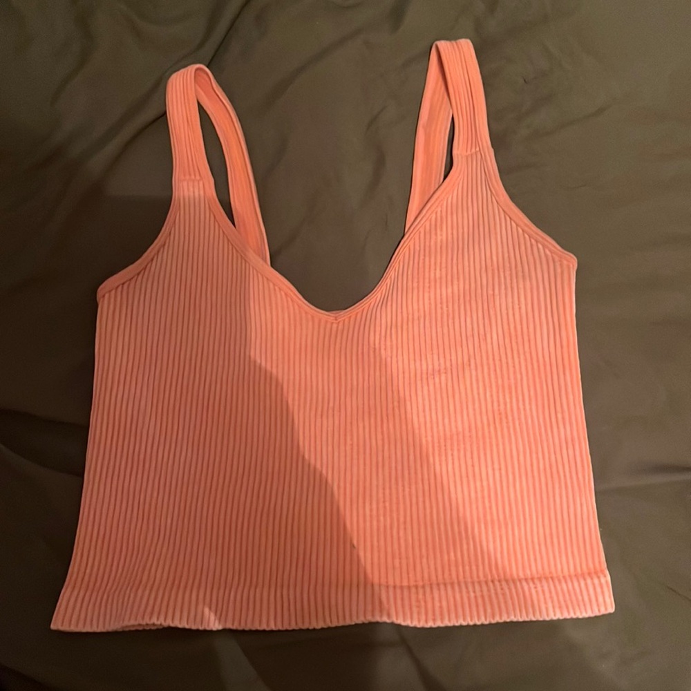 light orange tank